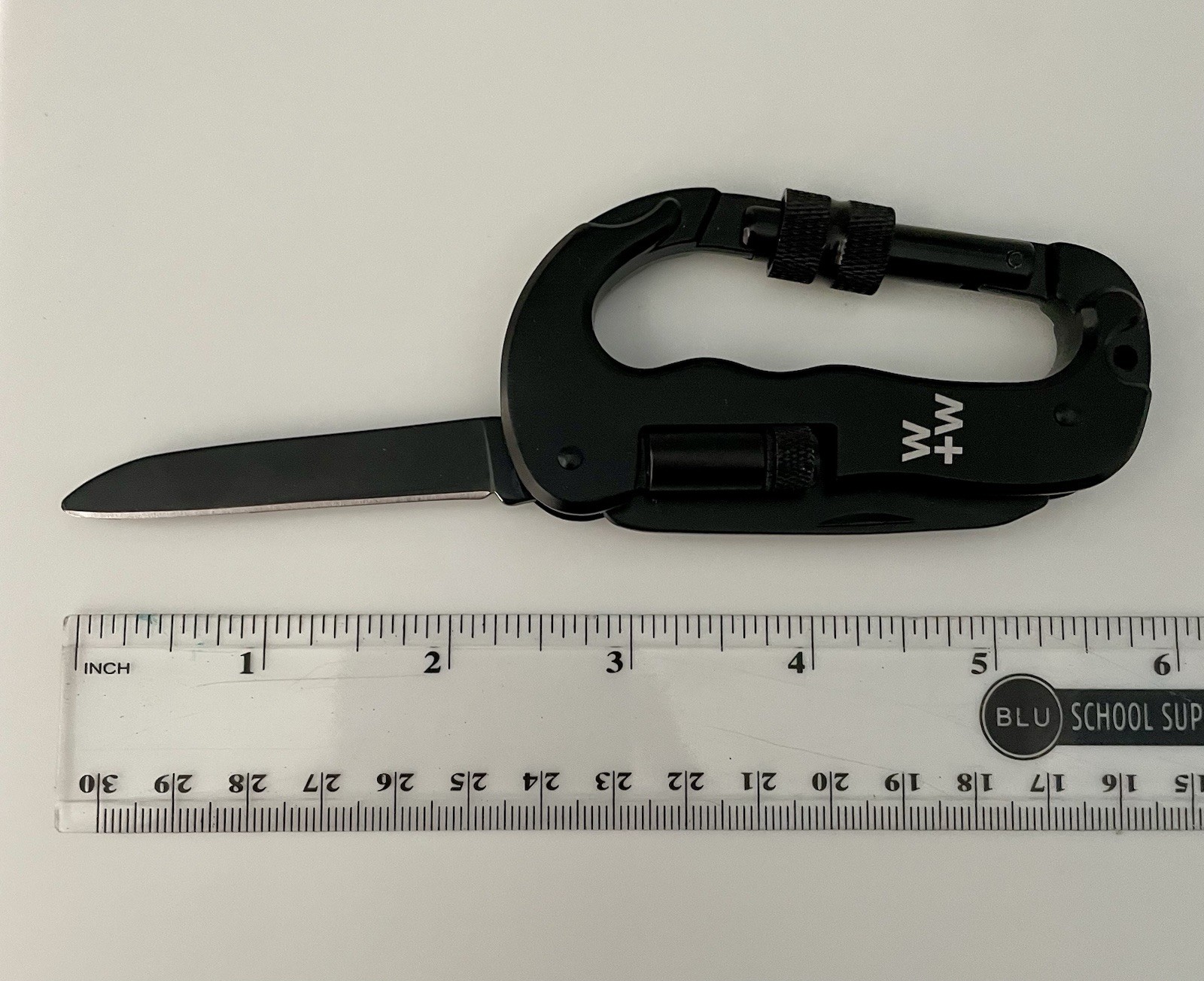 5-in-1 Carabiner Multitool (Black)