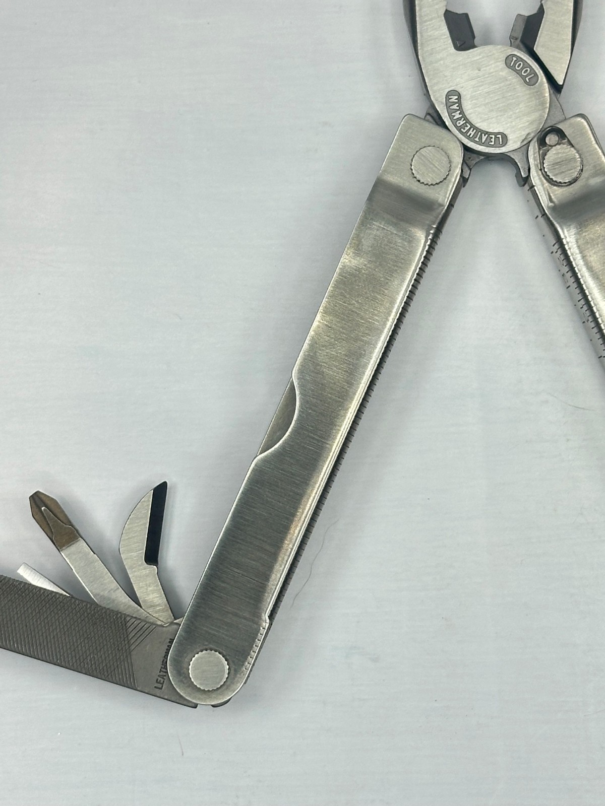 Vintage 2002 Leatherman Portland OR Multi Tool w/Nylon Sheath Oilfield 15 Years
