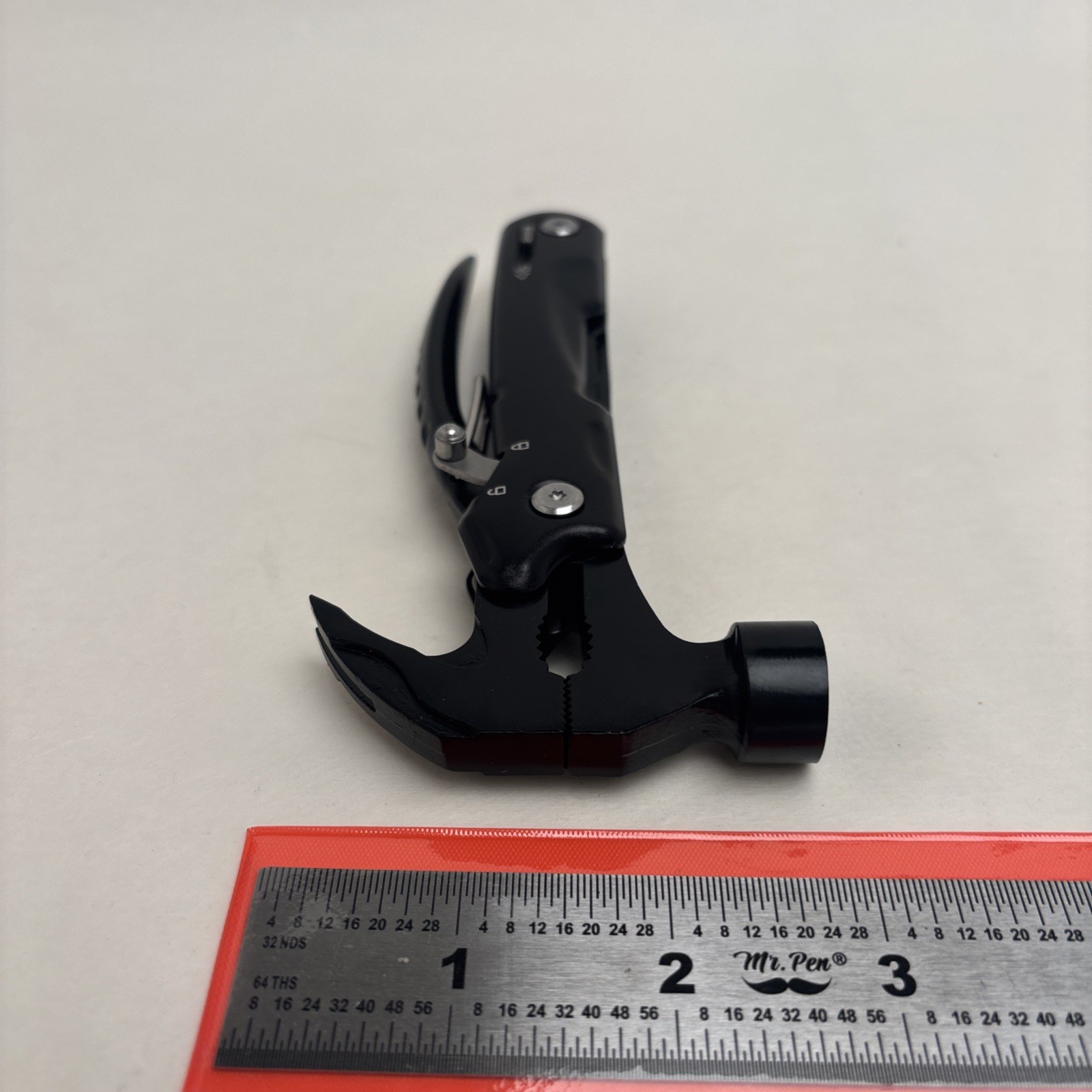 Multi-Tool Mini Hammer Outdoor Camping Gear Survival Tool Tactical w/ Sheath