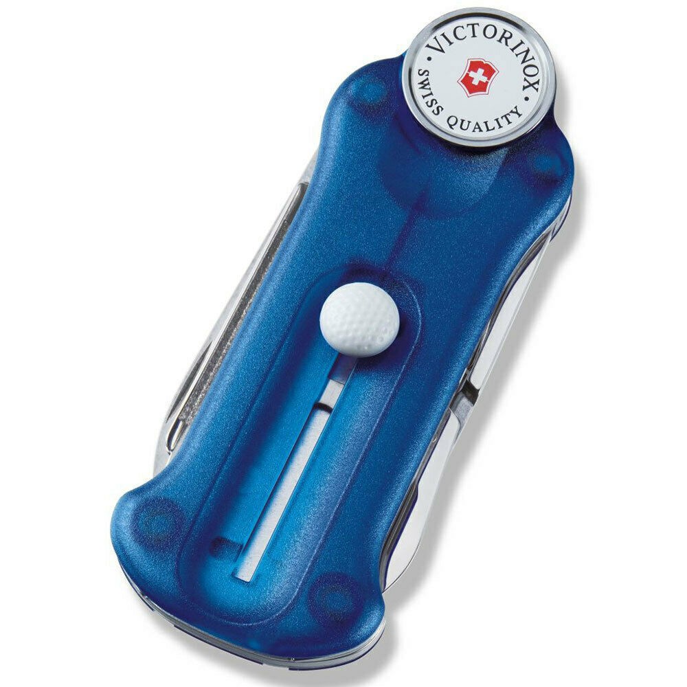 Victorinox Swiss Army Knife Sport Golf Tool Marker Divot Repair – Blue