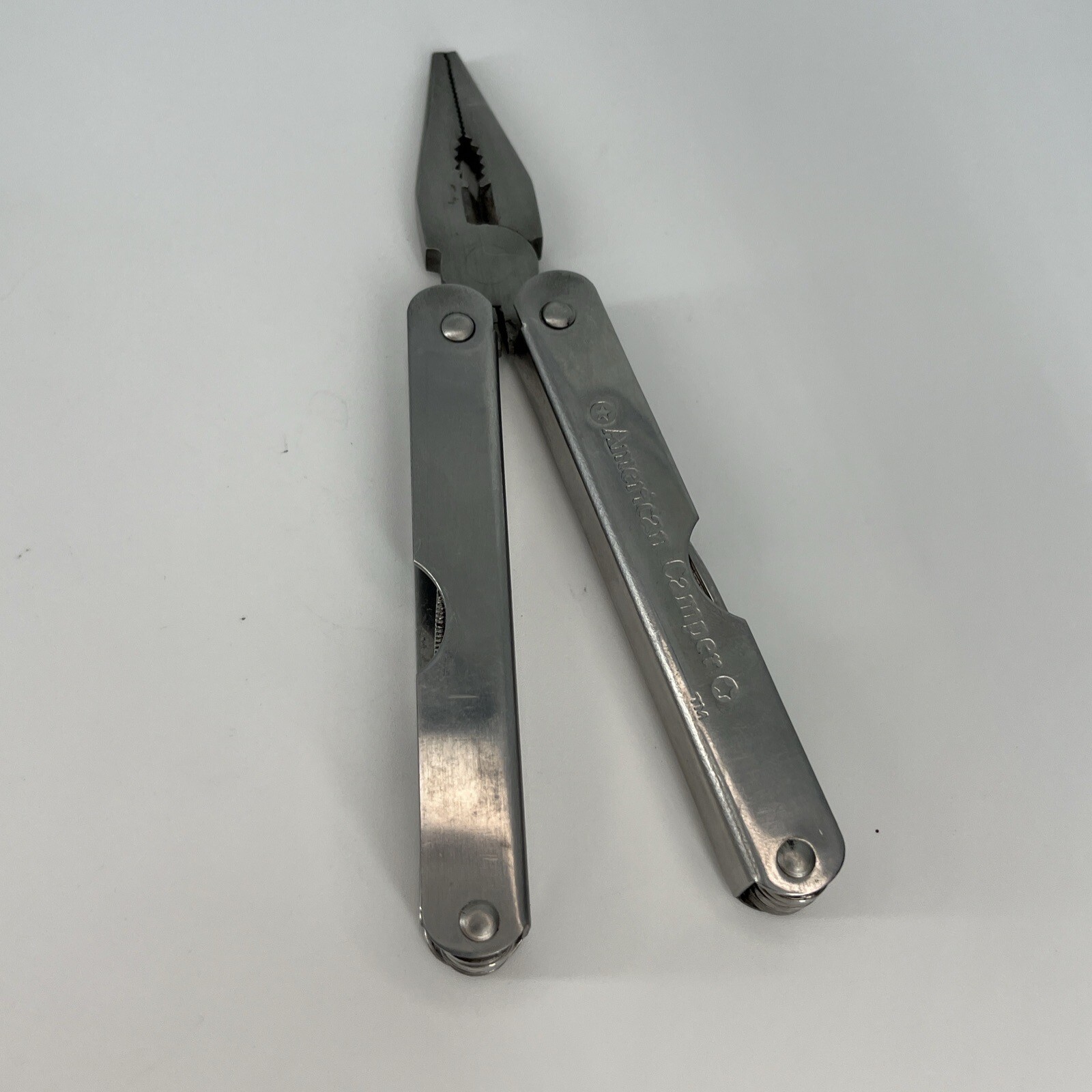 American Camper Stainless Steel 13 In 1 Multi Tool Pliers with Brown Sheath