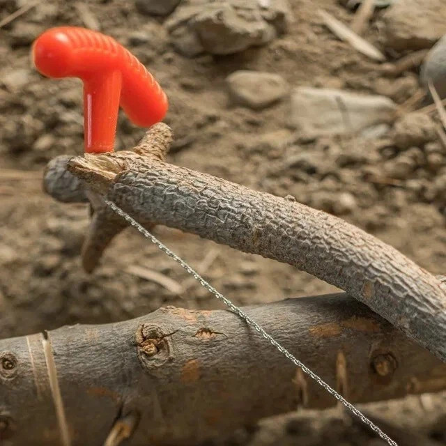 Outdoor Folding Pocket Chain Saw Survival Camping Hiking Gardening Hand Saw