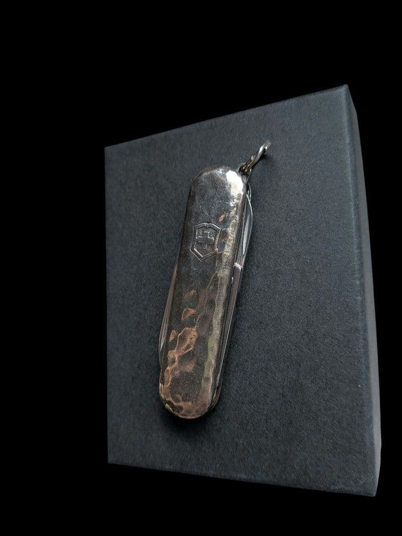 Victorinox Classic Sd Sterling Silver 925 Hammered texture Knife