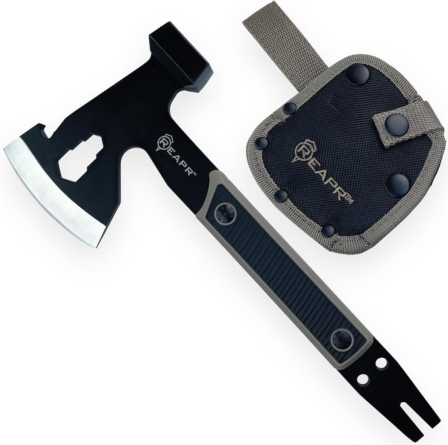 Versa Camp Axe 10.75″ Outdoor Multitool W/ Pry Bar Nail Puller Hammer Wrench Set