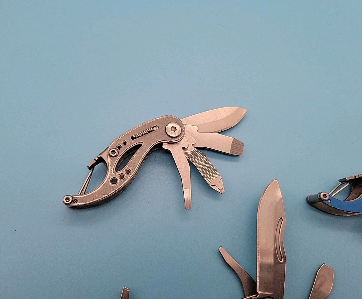 Gerber Curve / Clutch Mini Multi-Tool – LOT OF 3 – Blade, File, Bottle Opener