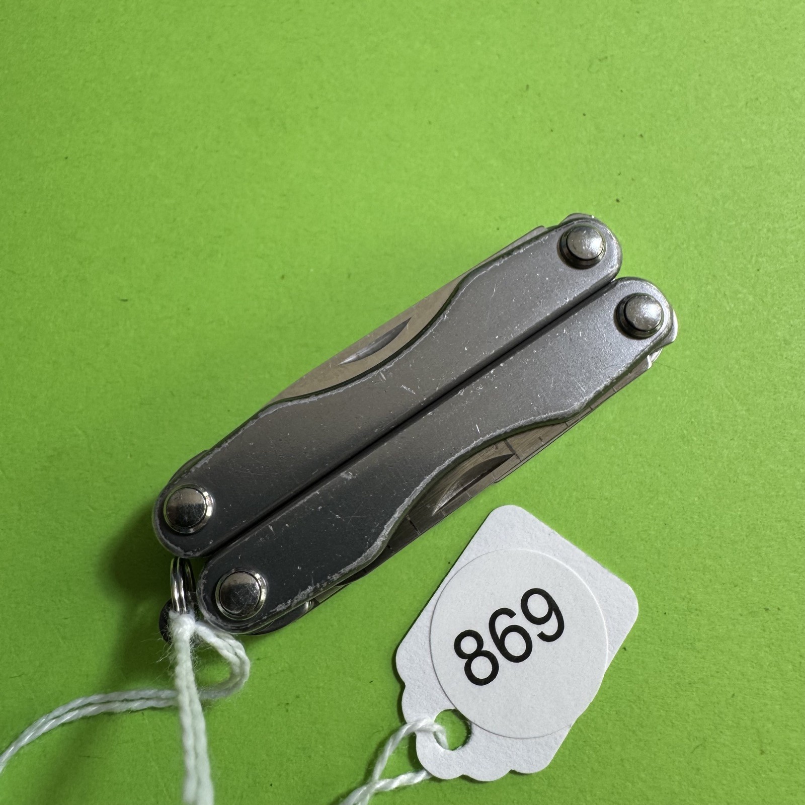 Leatherman Squirt S4 Multi-Tool Scissor Pocket Knife EDC Grey Stainless #869