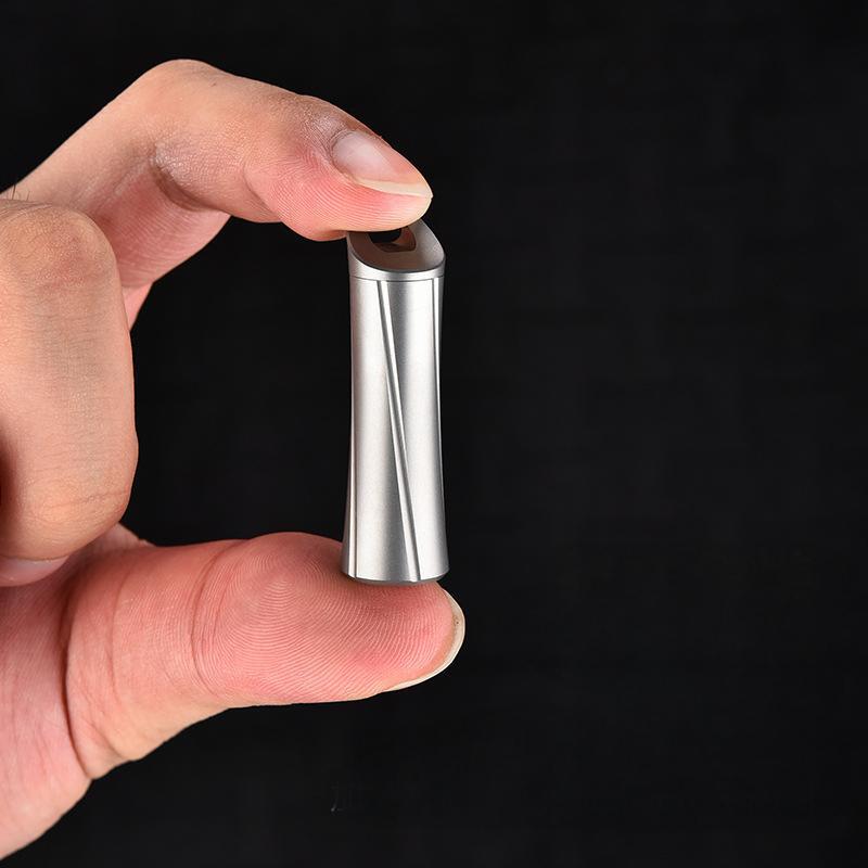 Titanium Pill Holder Case Organizer Container Waterproof Portable New Keychain