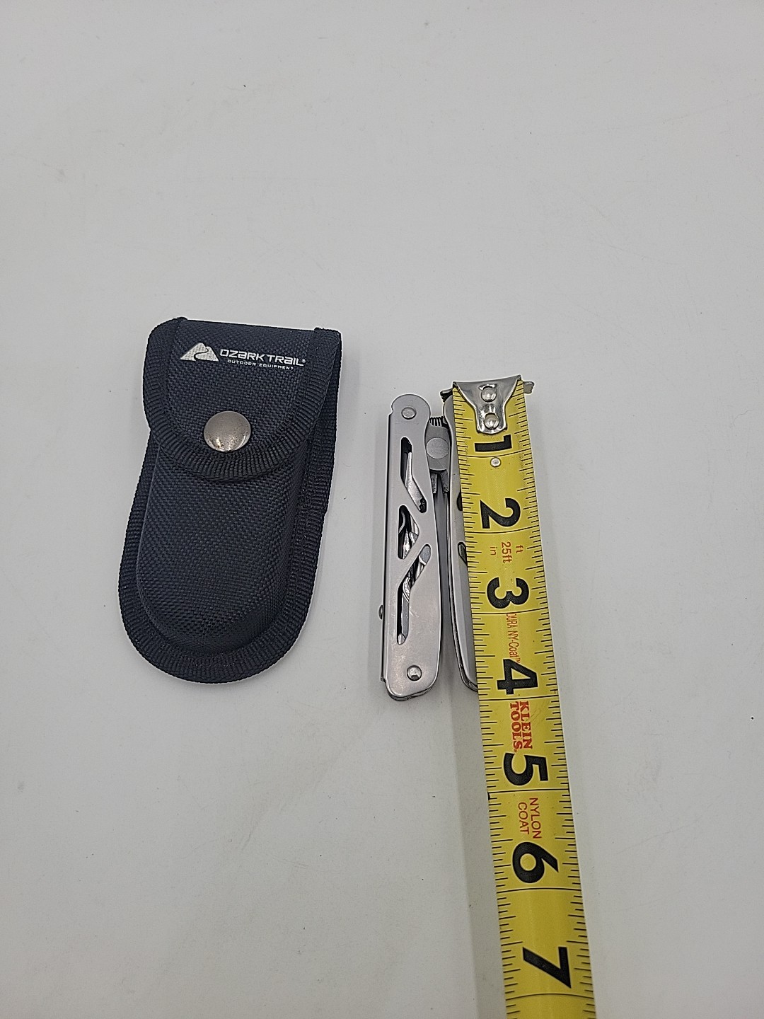 Ozark Trail 4in Multi-Tool 12-in-1 Pliers Knife Saw w/ Sheath EDC Camping Gear