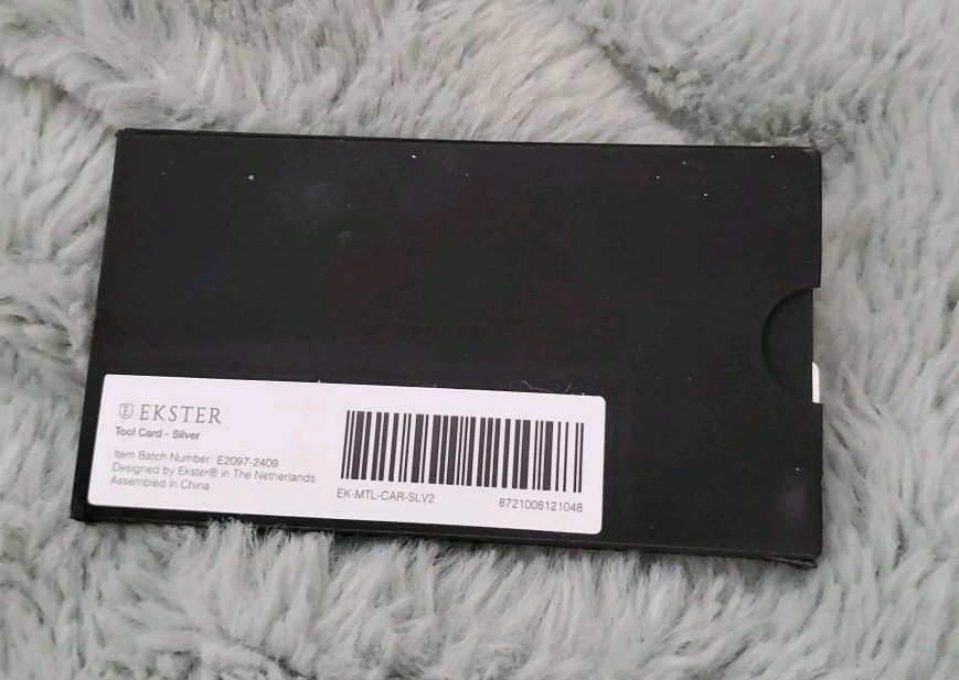 EKSTER WALLET TOOL CARD 8 IN 1 – 304 STAINLESS STEEL