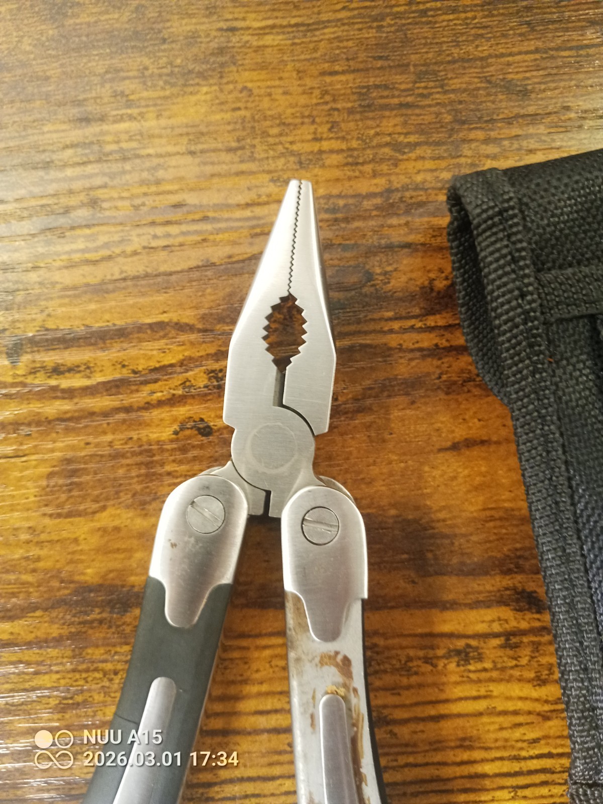 Sports Afield 15-In-1 Pocket Size Stainless Steel Utility Pliers With Belt Case