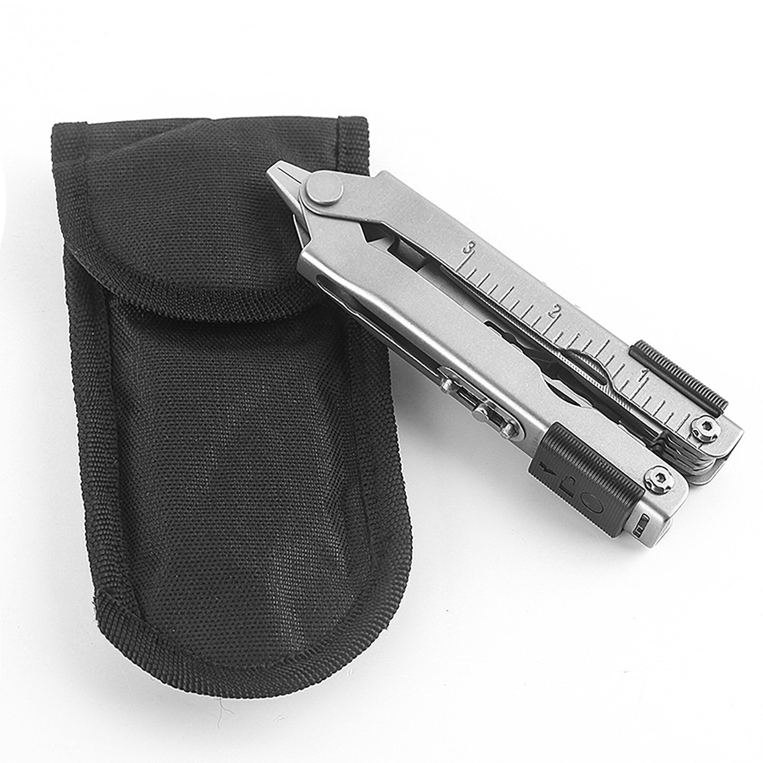 Multi functional telescopic pliers, portable camping tool pliers,Silver