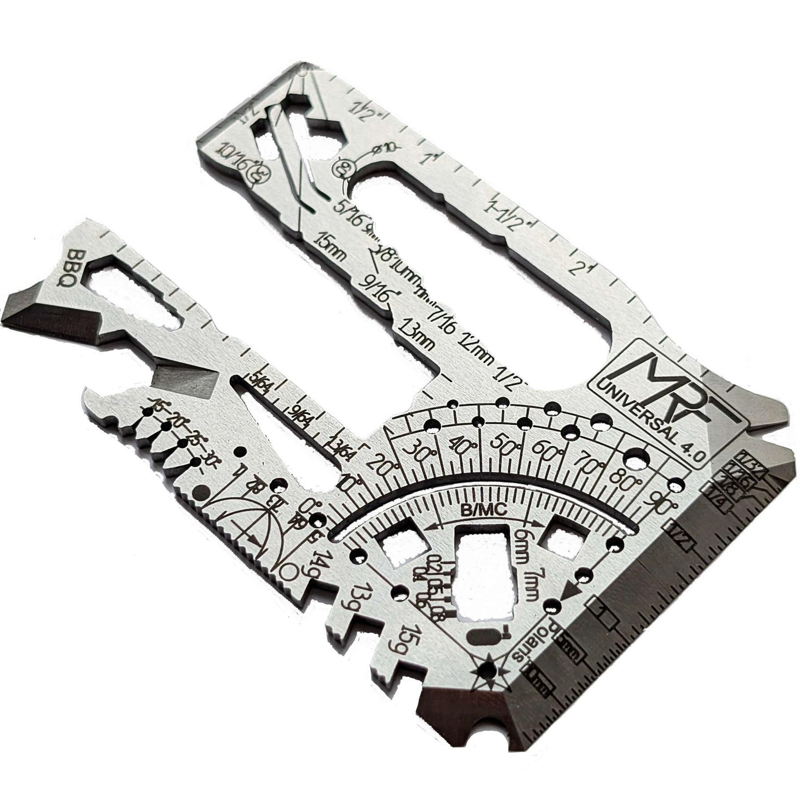 Universal 4.0 – 80+ Tools Credit Card Multitool – 440C Stainless Steel Tool C…