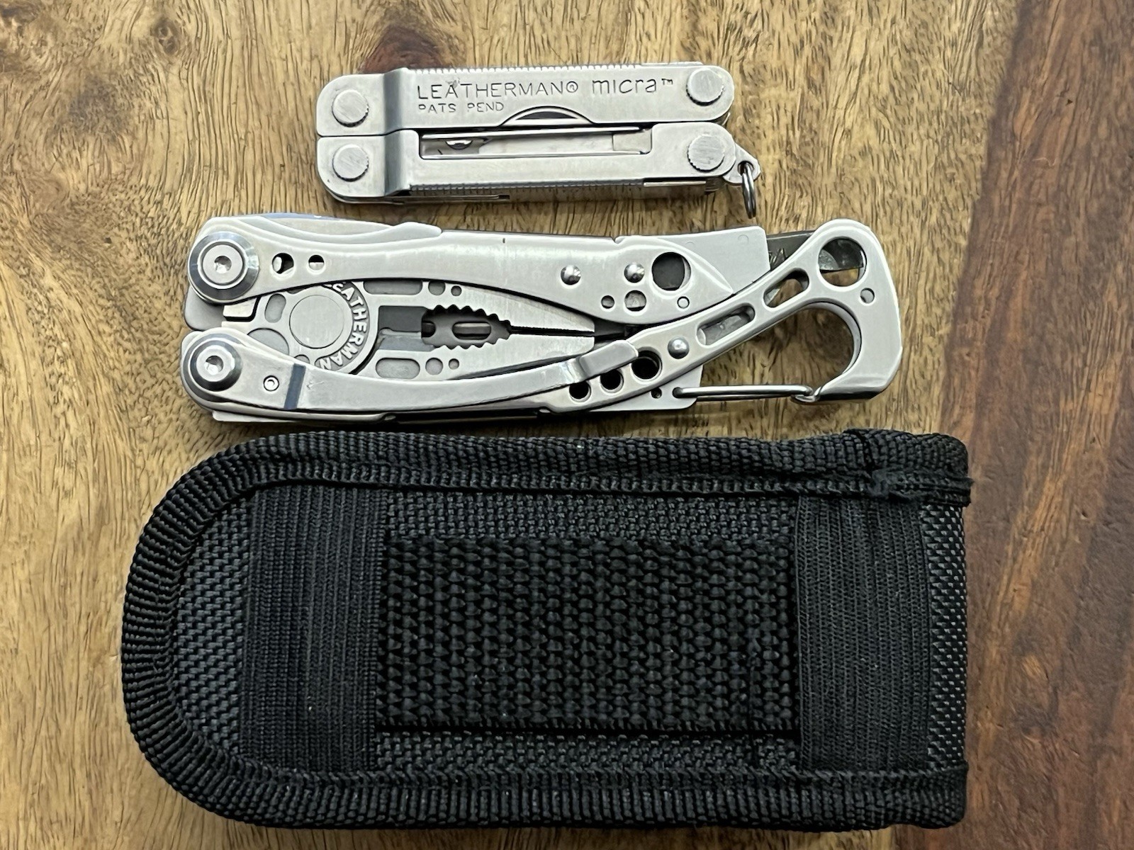 Leatherman Skeletool & MICRA MultiTools SUPER NICE! w/New Sheath