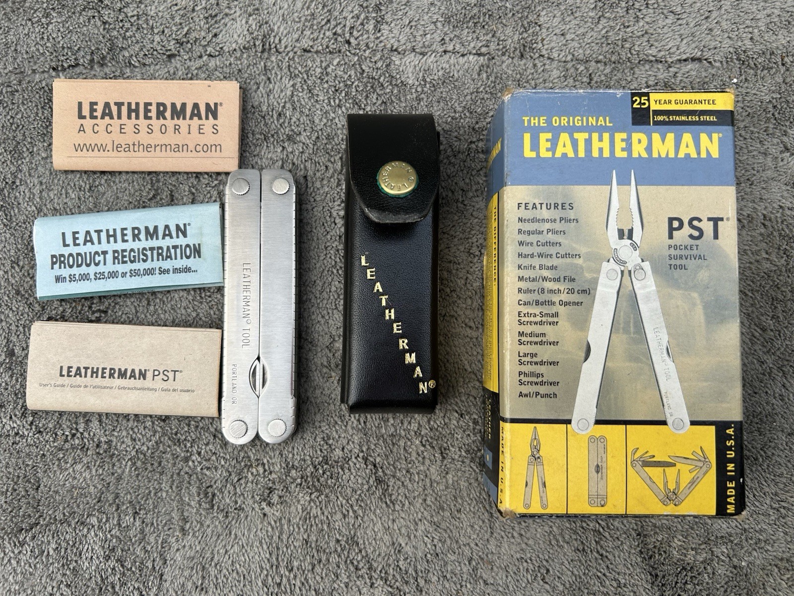 Vintage The Original Leatherman PST Pocket Survival Tool NOS USA Portland