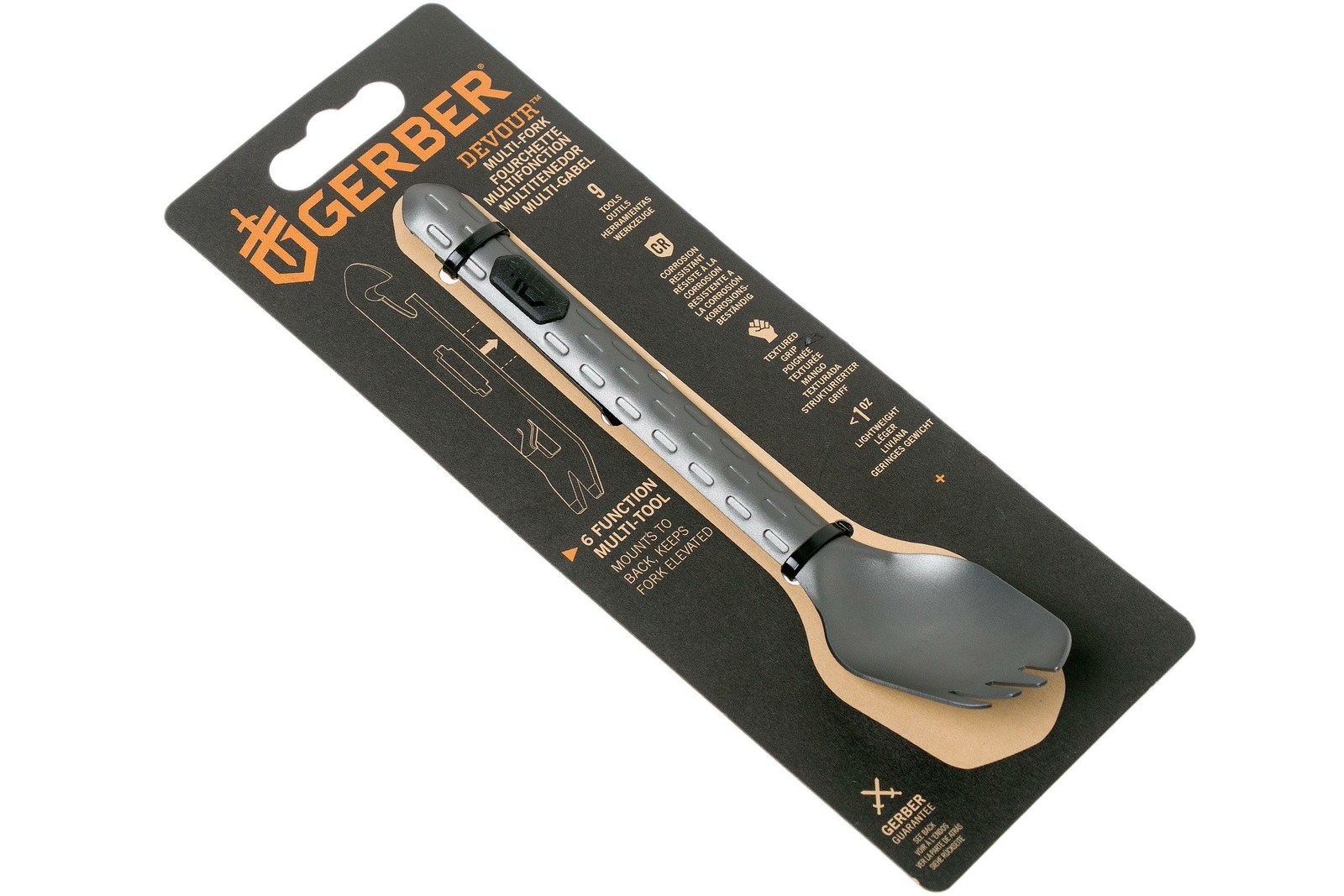 Gerber Devour – Cook Eat Clean Spork, Black Onyx GE31003419