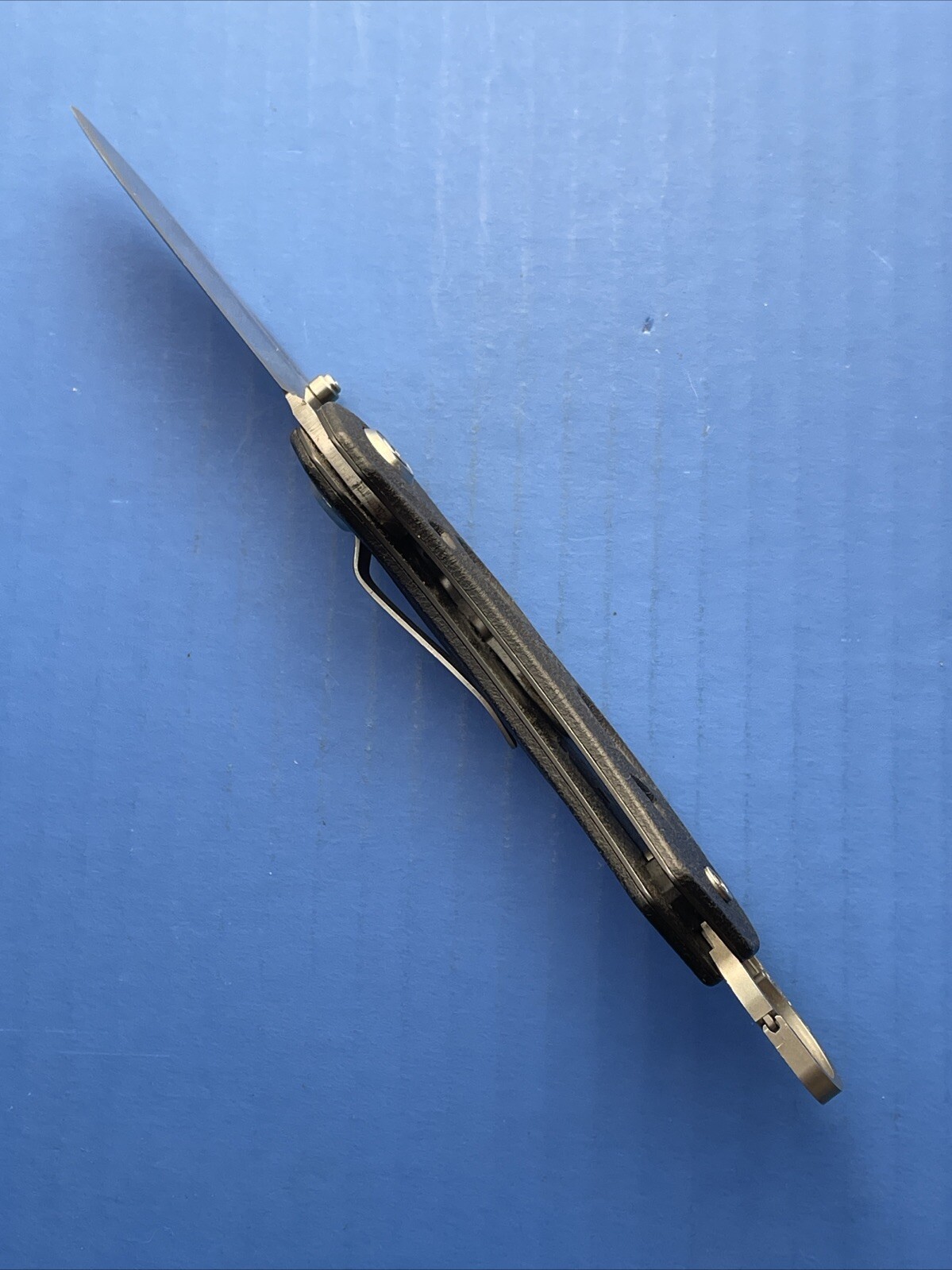 Rare! Leatherman K500X Knife-Multitool 154CM Folder Lockback Knife w/Carabiner