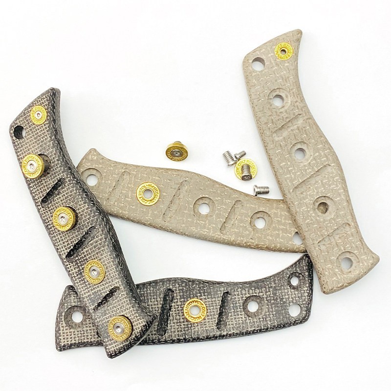 Micarta Handle Scales for Benchmade Fixed Adamas 375 Knife Custom DIY Grip