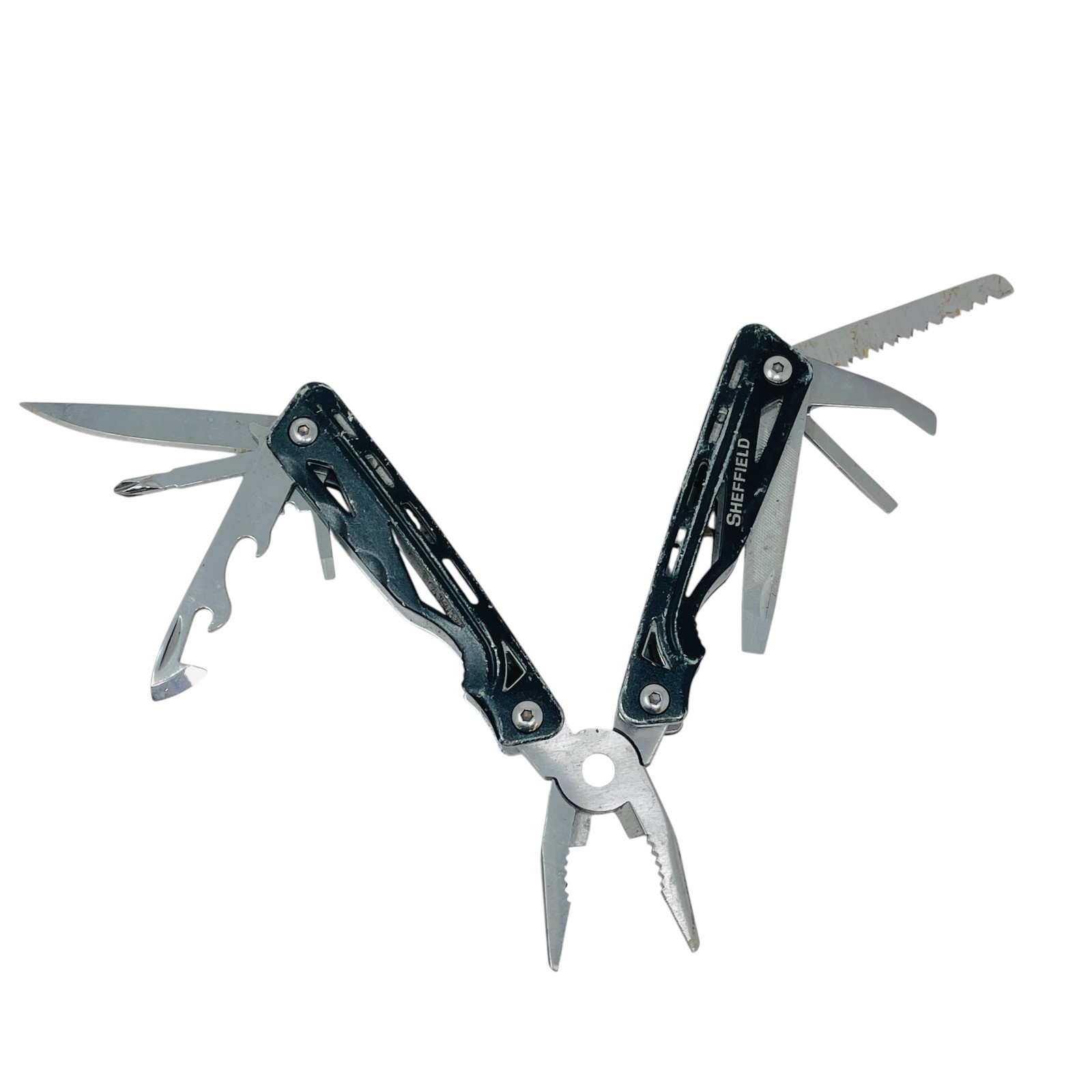 Sheffield & Kingmax, Unbranded Multi-Tool Tactical Black Pliers EDC Set, 3 Pcs