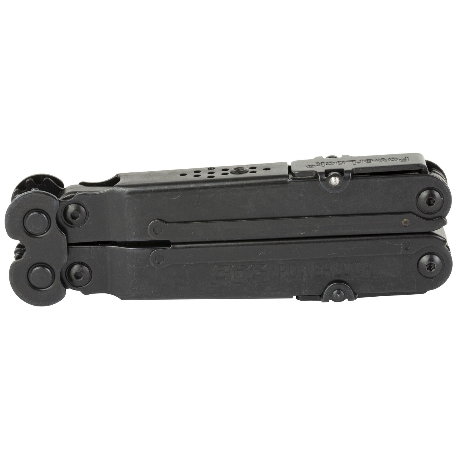 Multitool Powerlock EOD, Schwarz, Nylonscheide, SOG Werkzeug Multifunktionswerkz