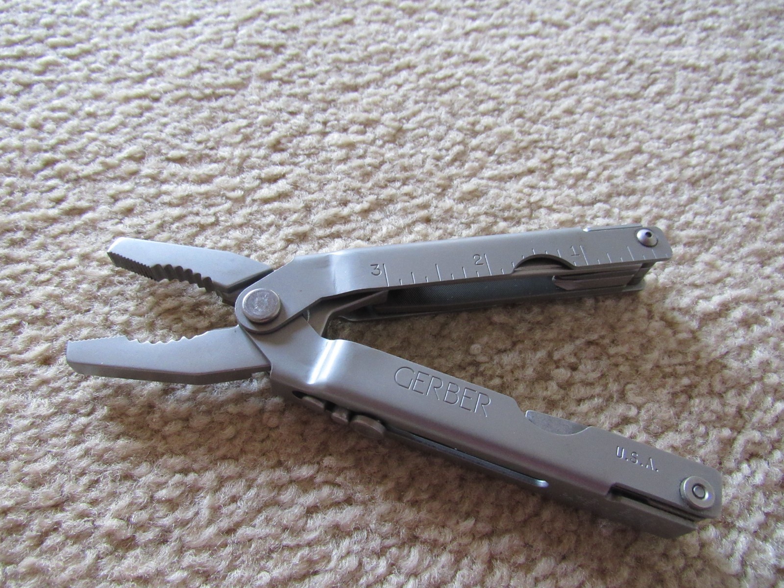 Gerber Multi-Plier Bluntnose – Matte Silver – No Locks – Pat. Pend. – Vtg. 90s