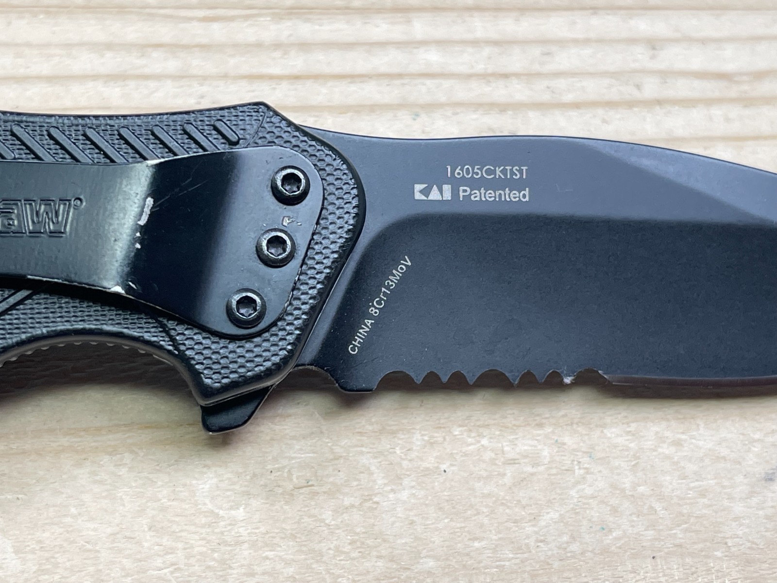 Kershaw 1605CKTST Clash Black A/O SpeedSafe Ken Onion Folding Pocket Knife