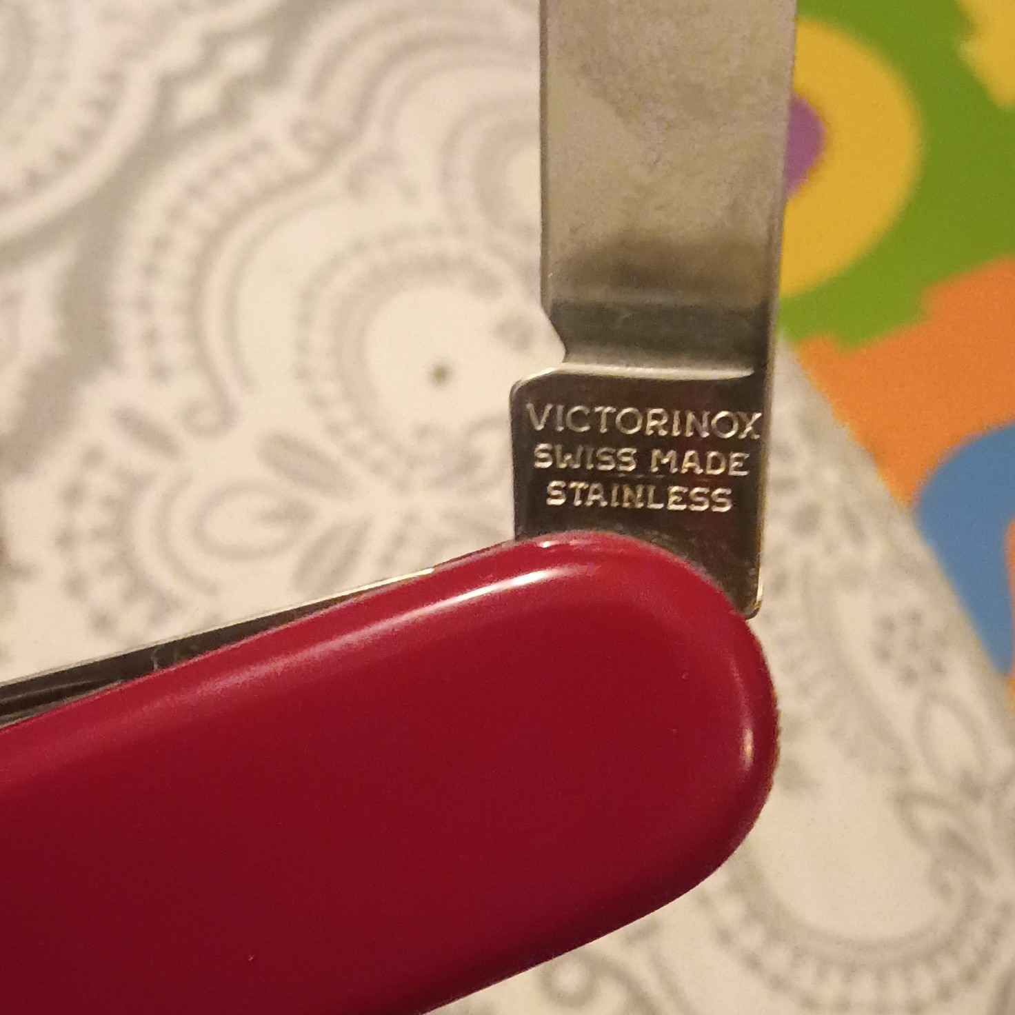 Victorinox Officer Suisse Red 5-Tool Multi-Tool w/ Lanyard Rieter Logo