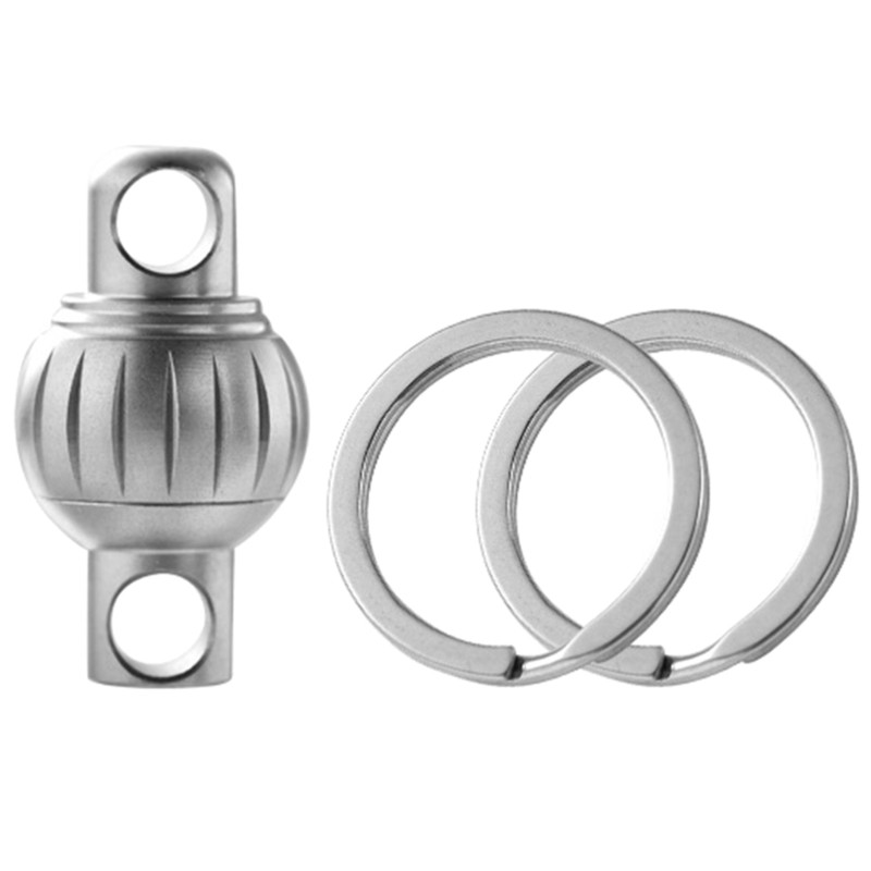 Titanium Quick Release Swivel Keychain Detachable Keychain Tool Easy to Use
