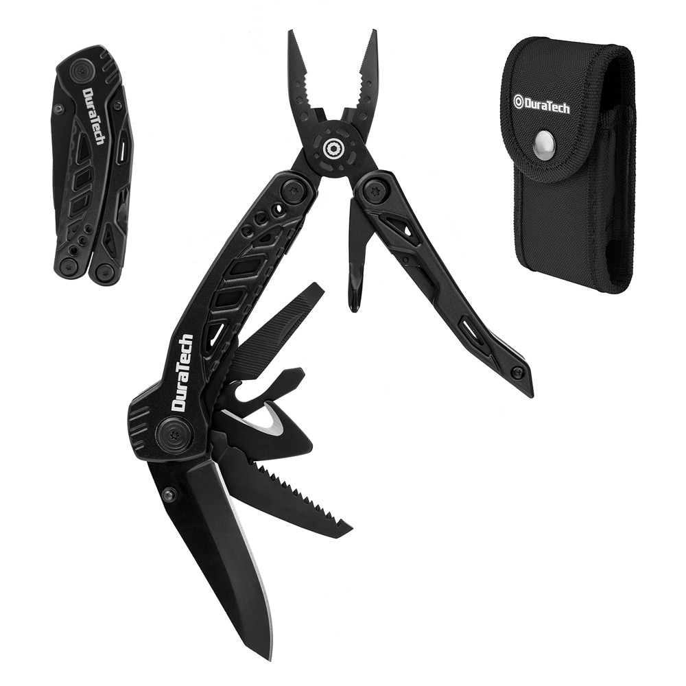DURATECH 11-in-1 Multitool Plier Stainless Steel Multi Tool Knife Screwdriver US