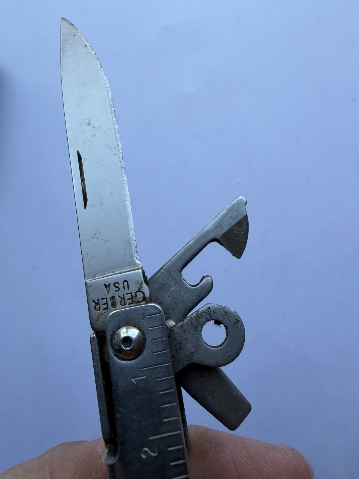 VINTAGE 1990s GERBER USA ORIGINAL BLUNT NOSE MULTI-PLIER MULTI-TOOL IN NEW POUCH