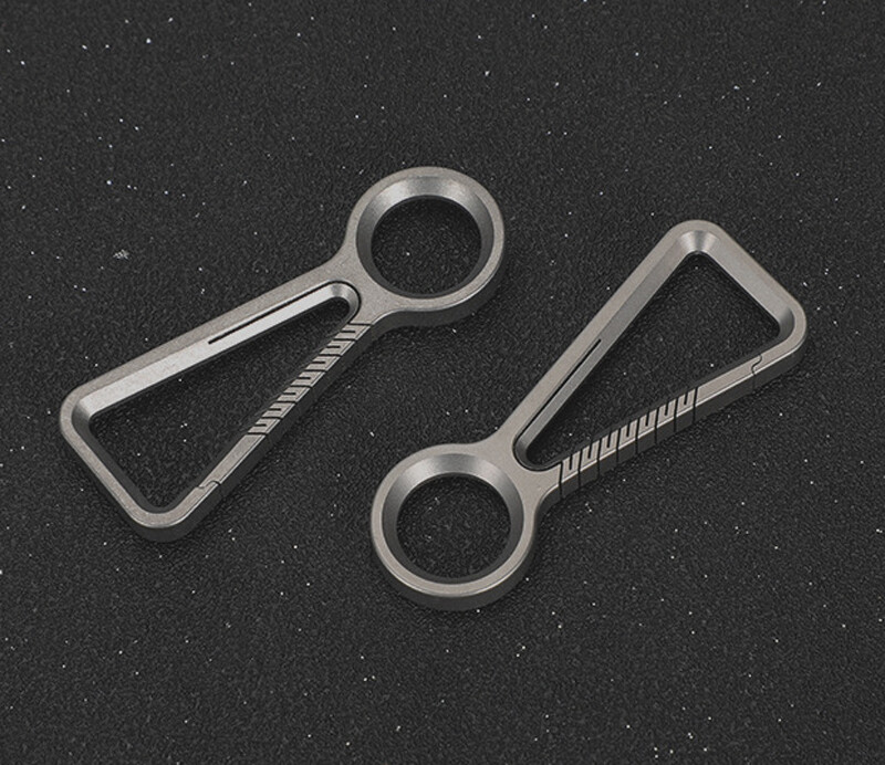 TC4 Titanium Alloy Keychain Car Key Chain Quality Portable Carabiner EDC Tool