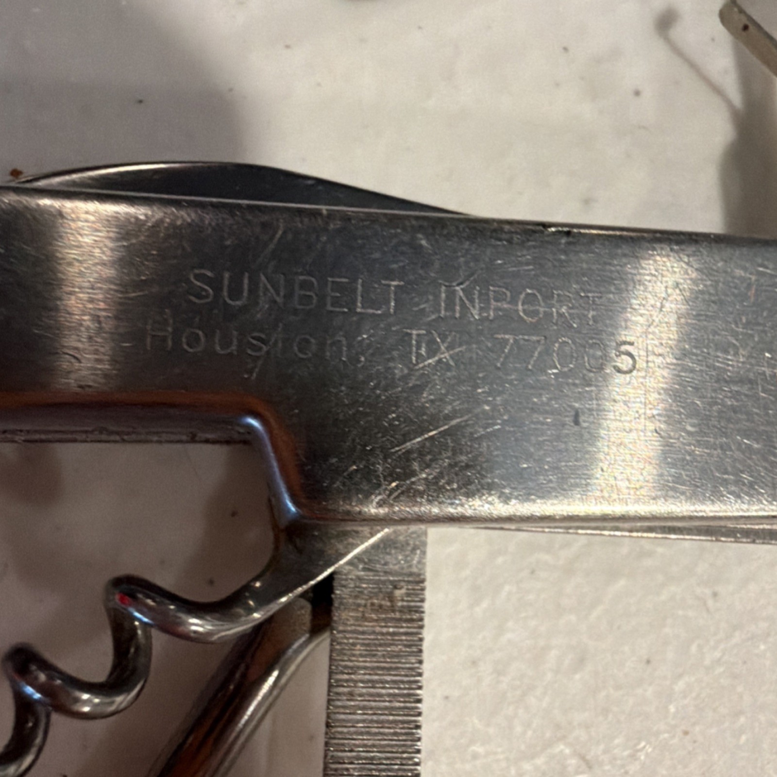 Sunbelt Import 77005 Stainless 7-in-1 Multi-Tool Knife w/ Corkscrew