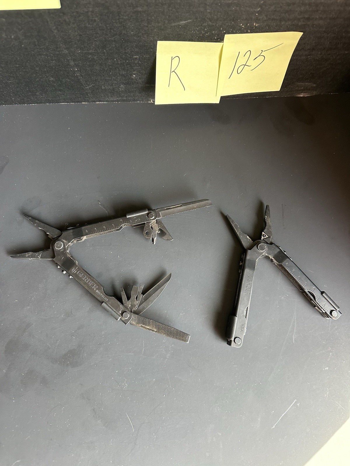 Lot of 2 Gerber Multi-Plier Multi Tools Black Folding Pliers USA
