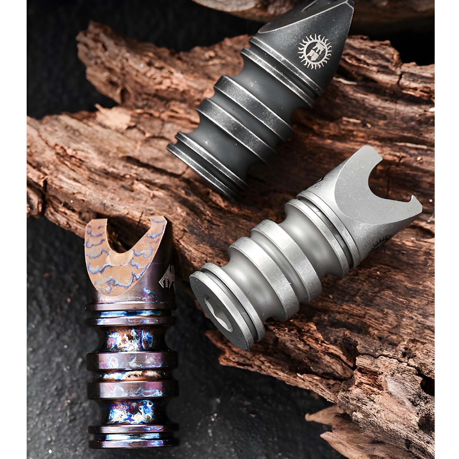 Titanium Alloy EDC Pendant Multi-Tool Bottle Opener 5mm Hex Wrench Keychain