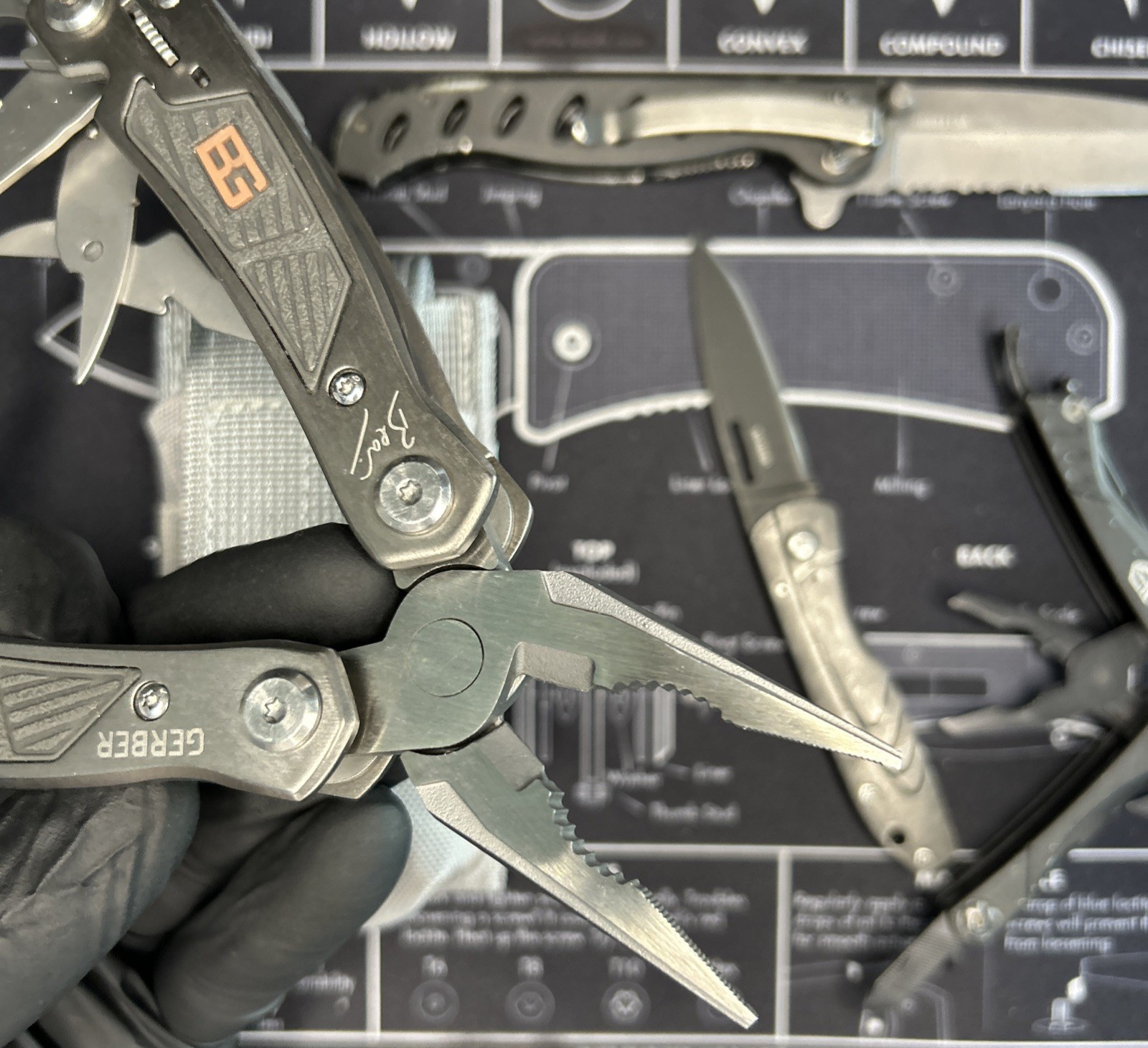 Gerber 1 BG Suspension / 1 STL 2.0 / 1 EVO Mid/ 1 Dime Compact Lot Of 4 VGUC