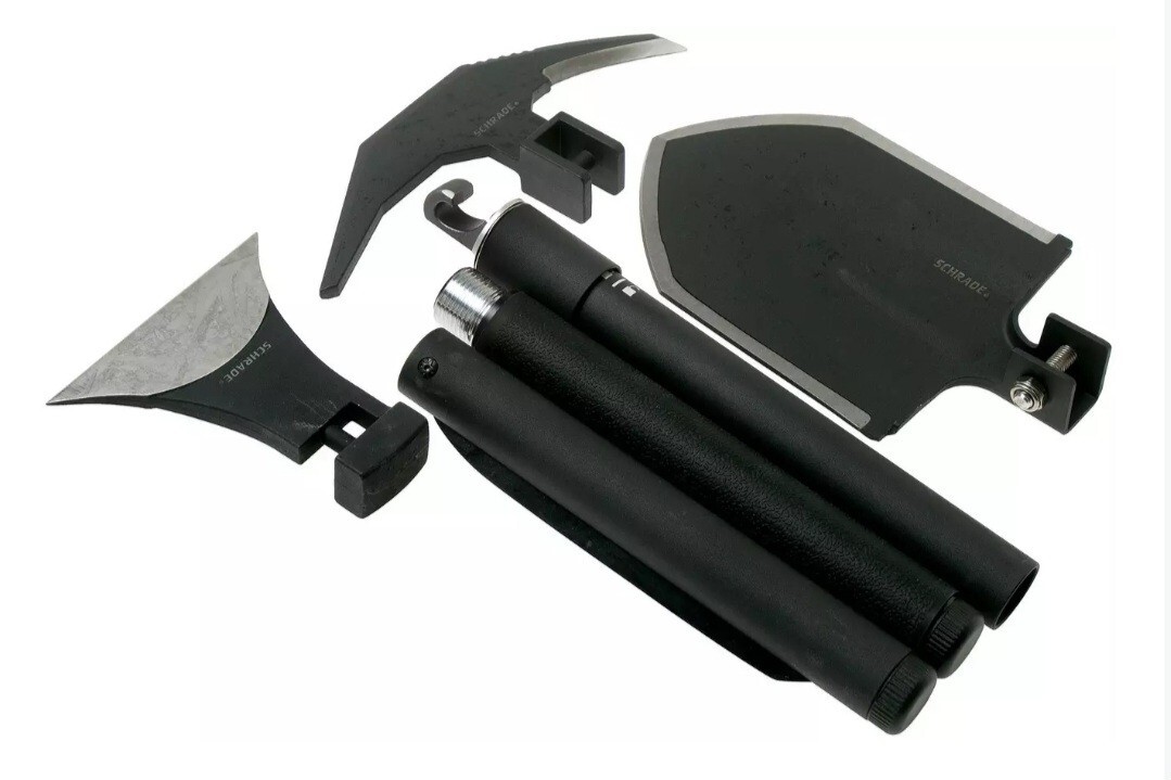 SCHRADE OUTDOOR Survival/Tactical QUICK CHANGE Multi Tools Pick/Axe/Hammer/Saw