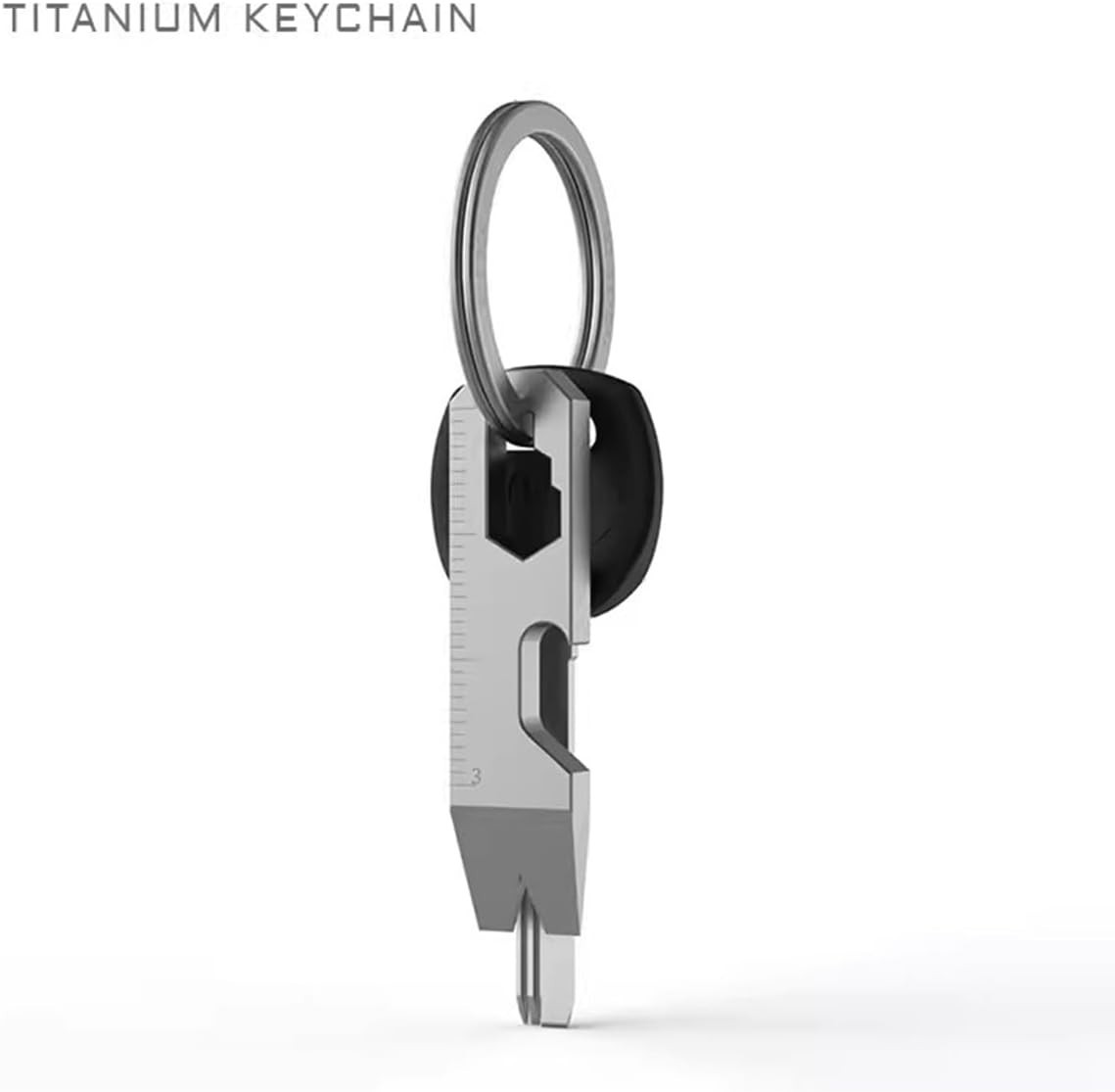 EDC Pocket Pry Bar Keychain Multi Tool, Titanium Small EDC Pry Bar for Keychains