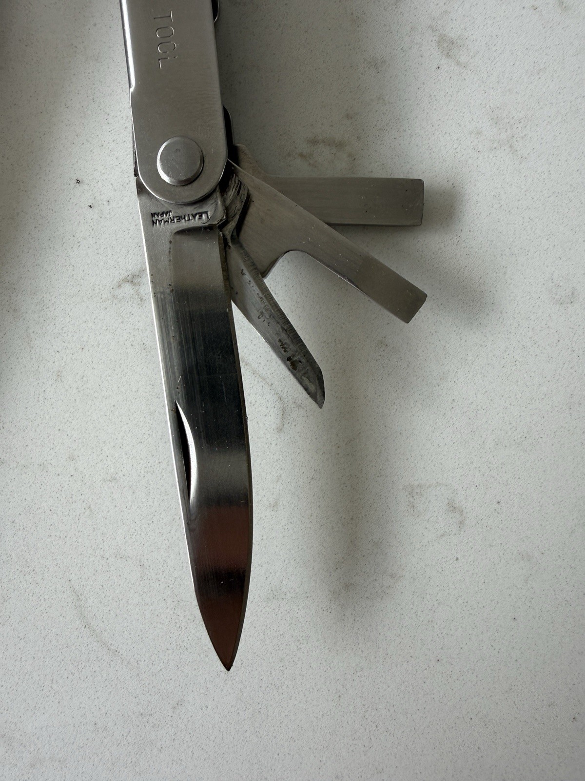 Leatherman Japan BIG LETTER PST Pocket Survival Tool Multitool Knife – NO Sheath