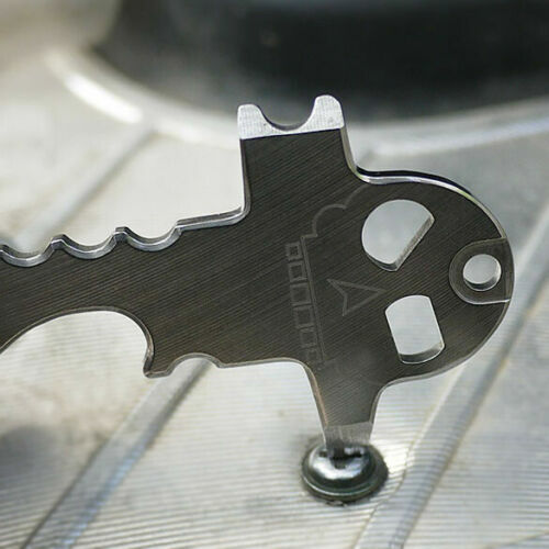 WADSN Stainless Steel Tactical Multi-functional Pocket Tool Key Ring Keychain