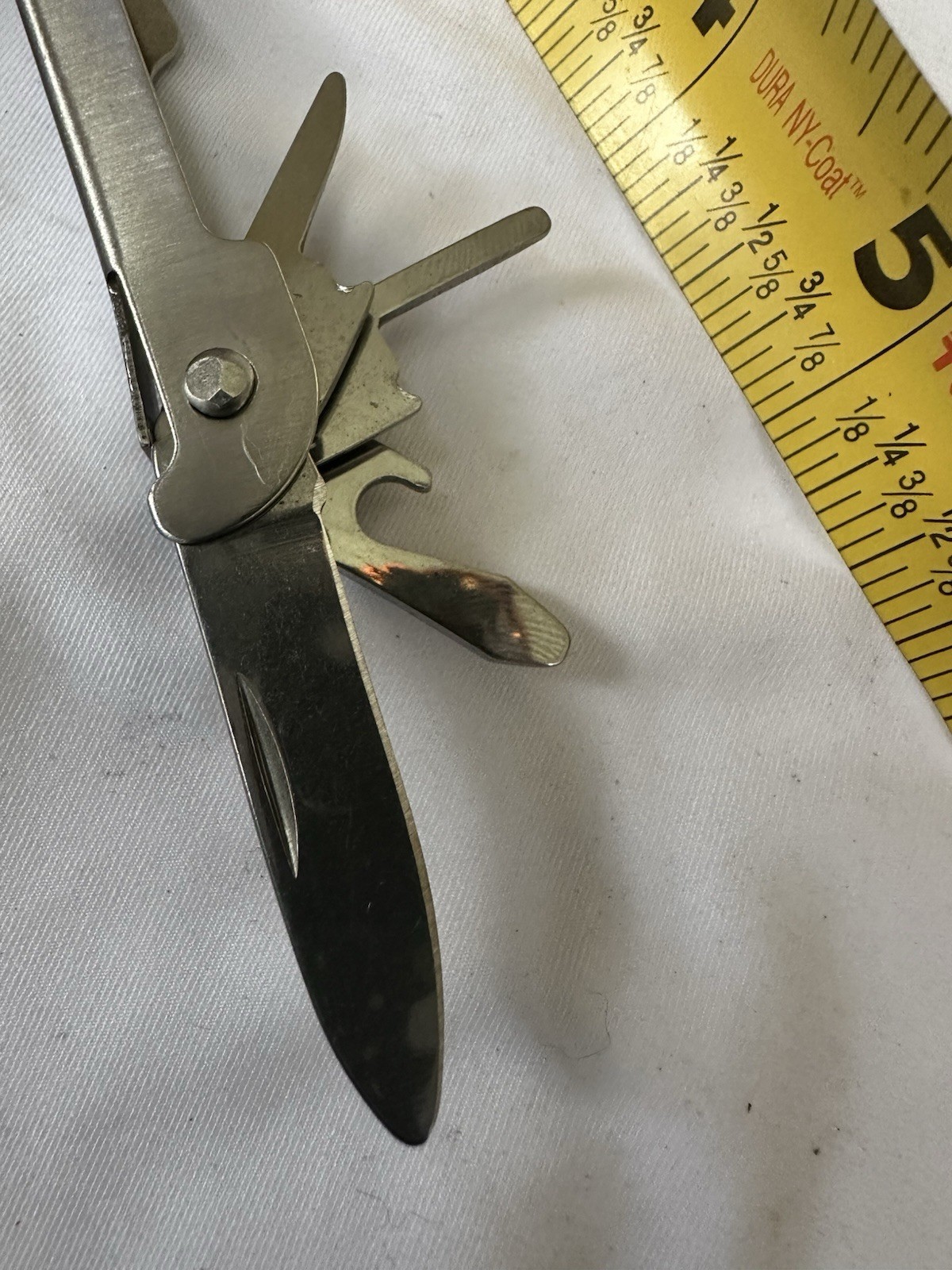 Multi-Tool 10 In 1 Folding Pliers Pocket Utility Knife w/ Sheath Branded “USAA”