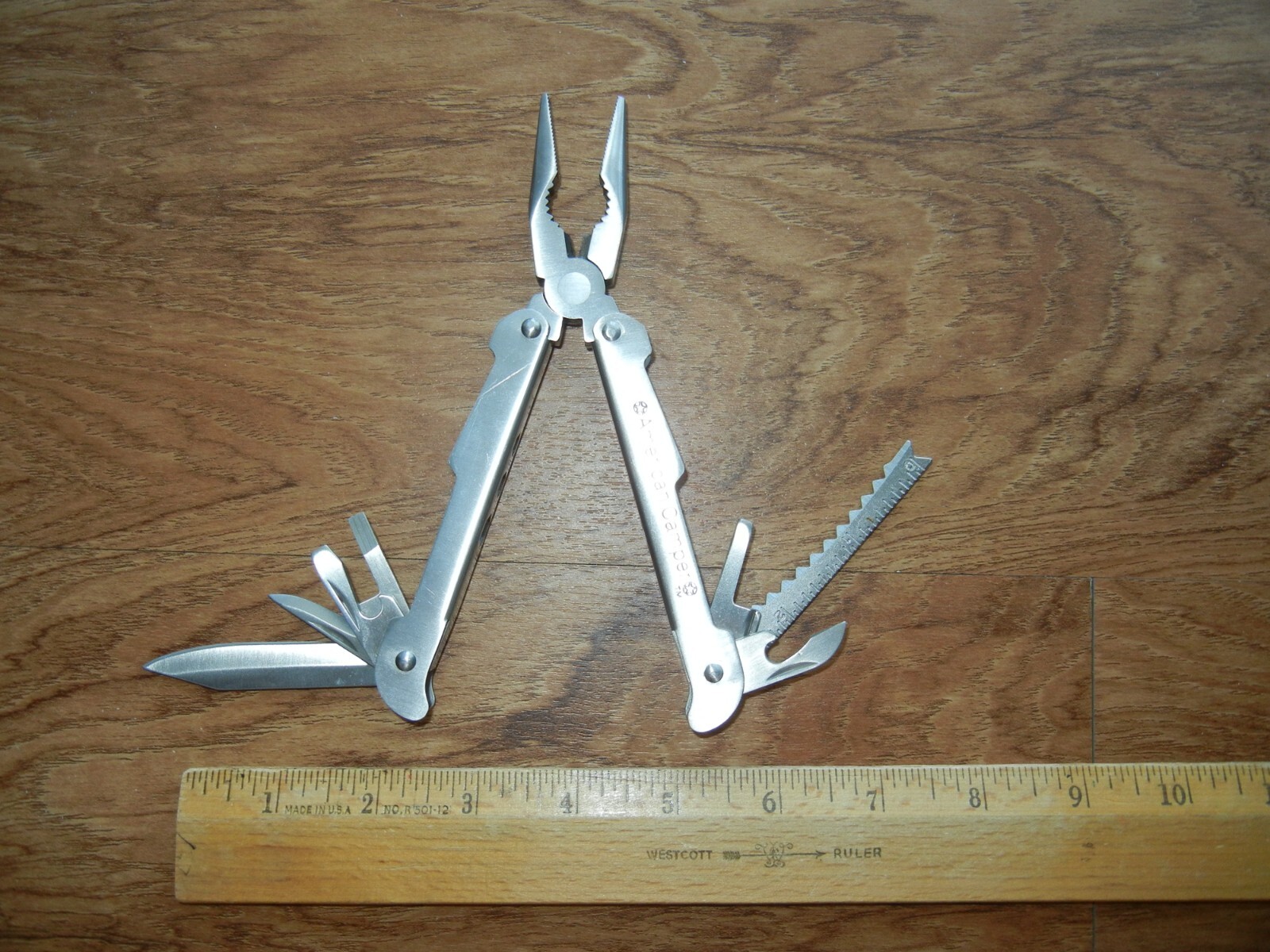 American Camper Stainless Steel Multi Tool, Excellent Condition
