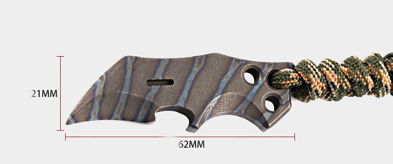 Solid Titanium Alloy Outdoor Multi Tool Pry Bar Crowbar Opener Unboxing EDC