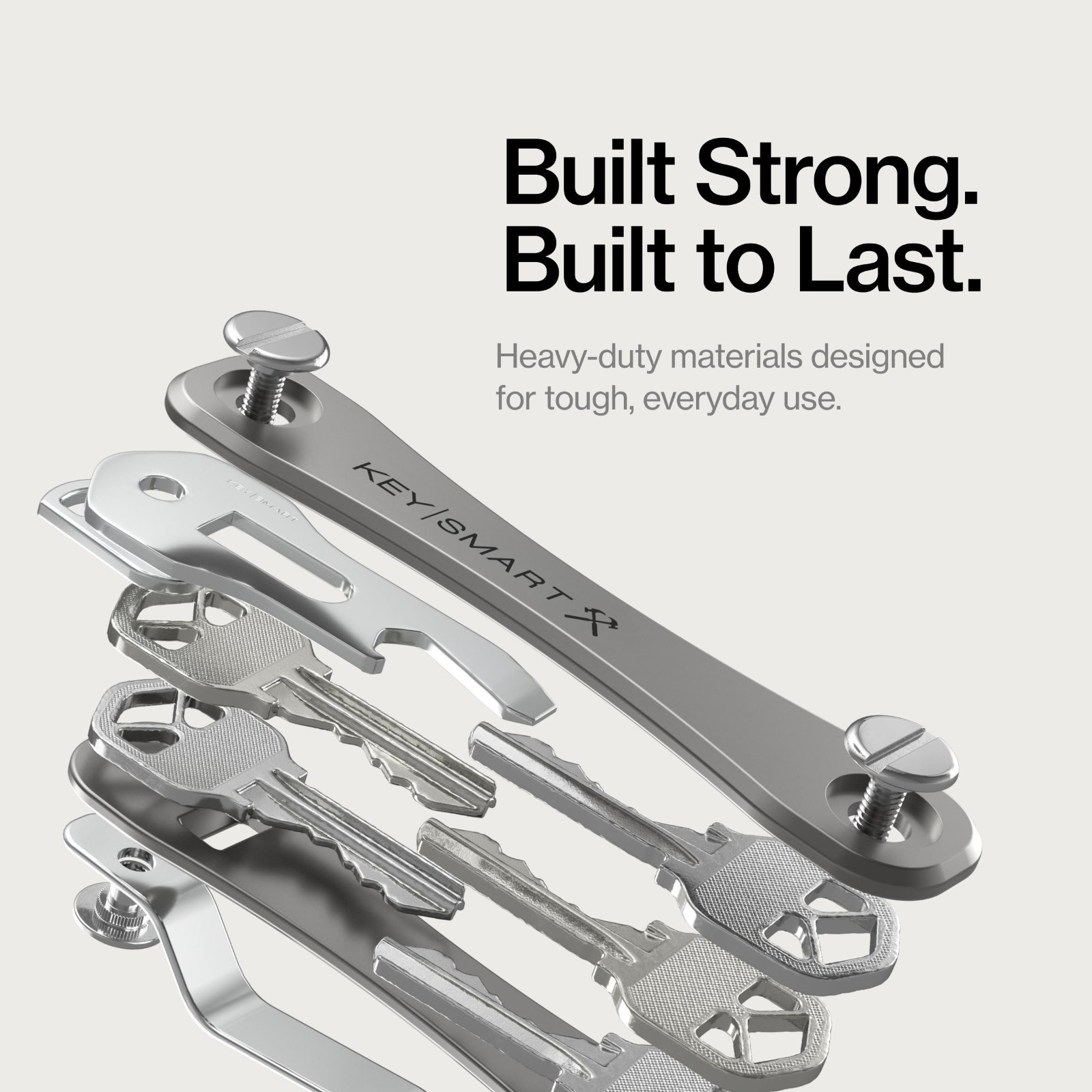 Multitool Key Holder Organizer for Keychain, Bottle Opener, EDC, Expandable (14