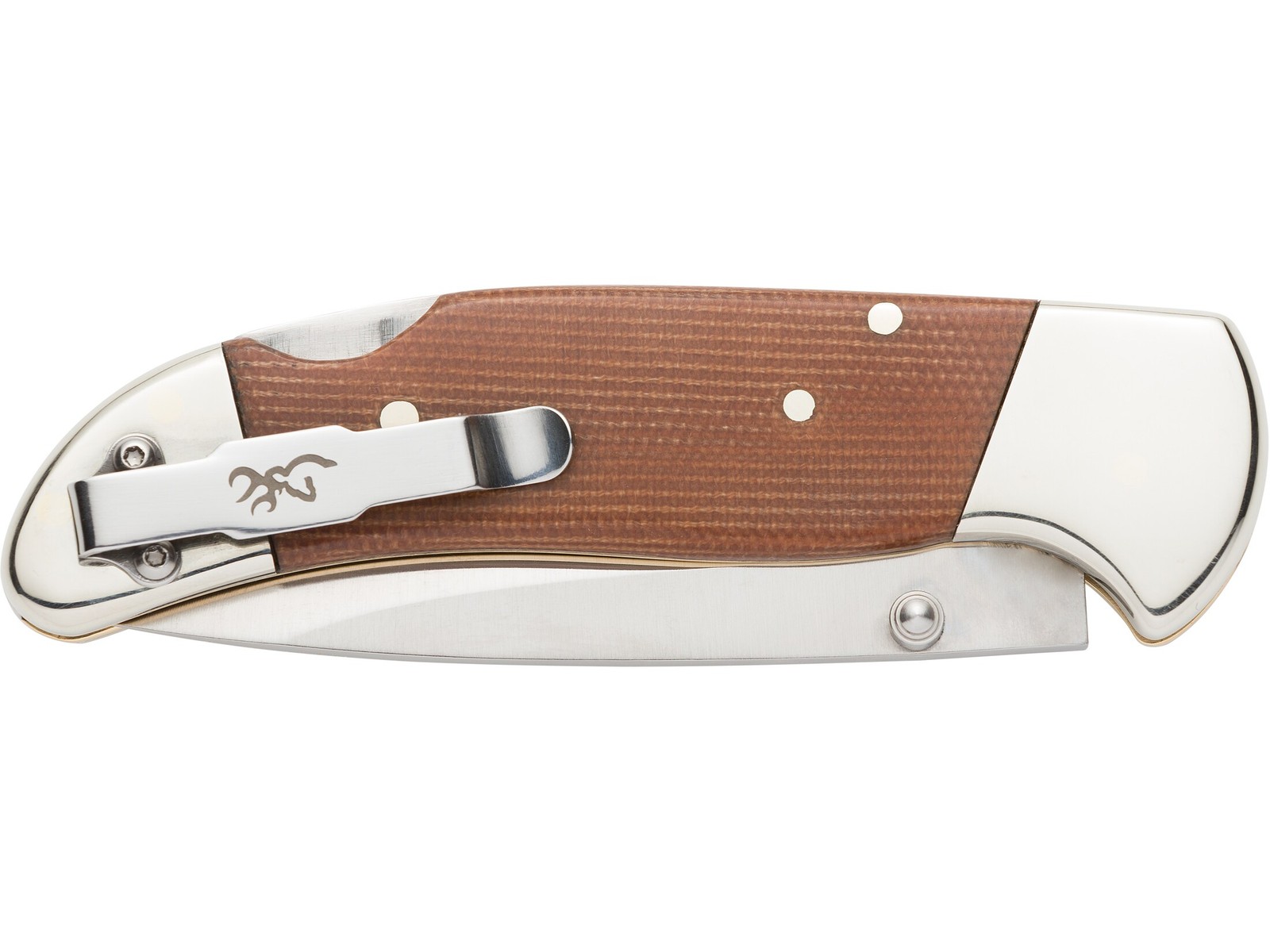 Browning Guide Series Folder Pocket Knife 3.375″ Drop Point 14C28N Satin Blade