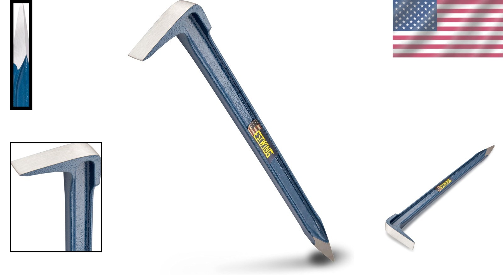 Gad GP-18 Pry Bar – Pointed Tip & Chisel End