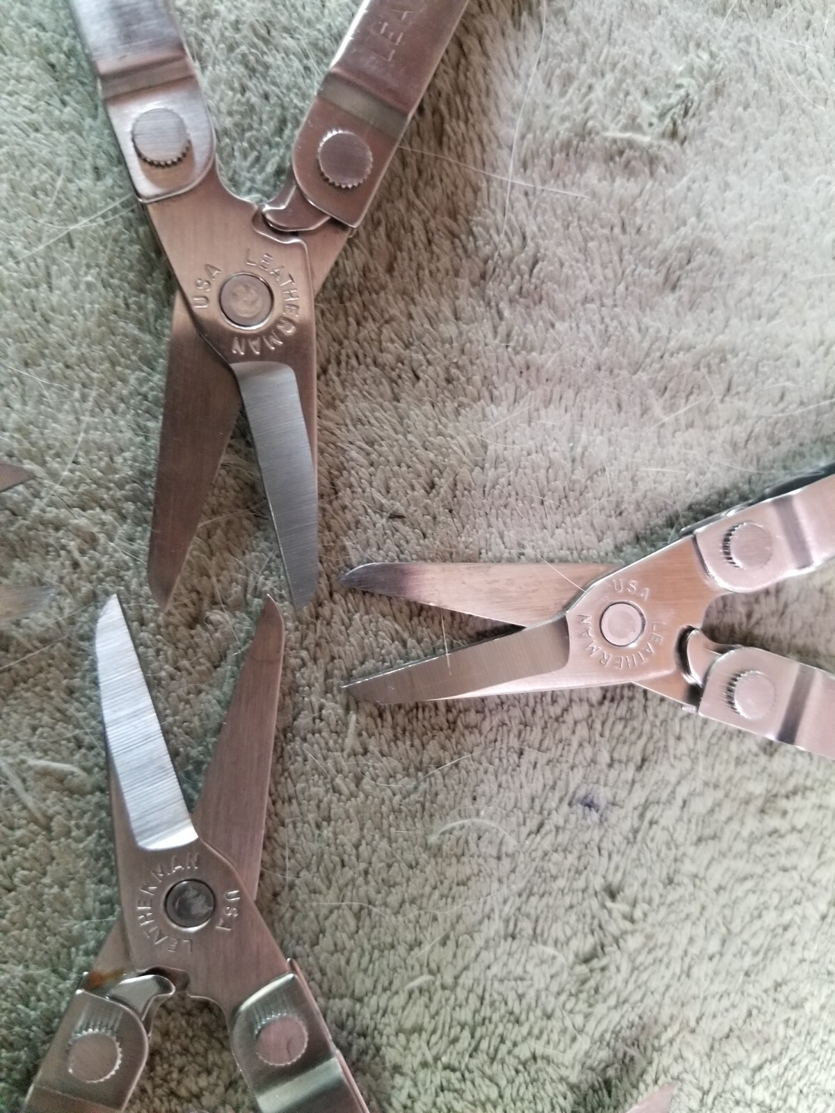 4 OLD Leatherman Micra Multi Tools DATE 96-97-98-99 COLLECTABLE LOT M-3