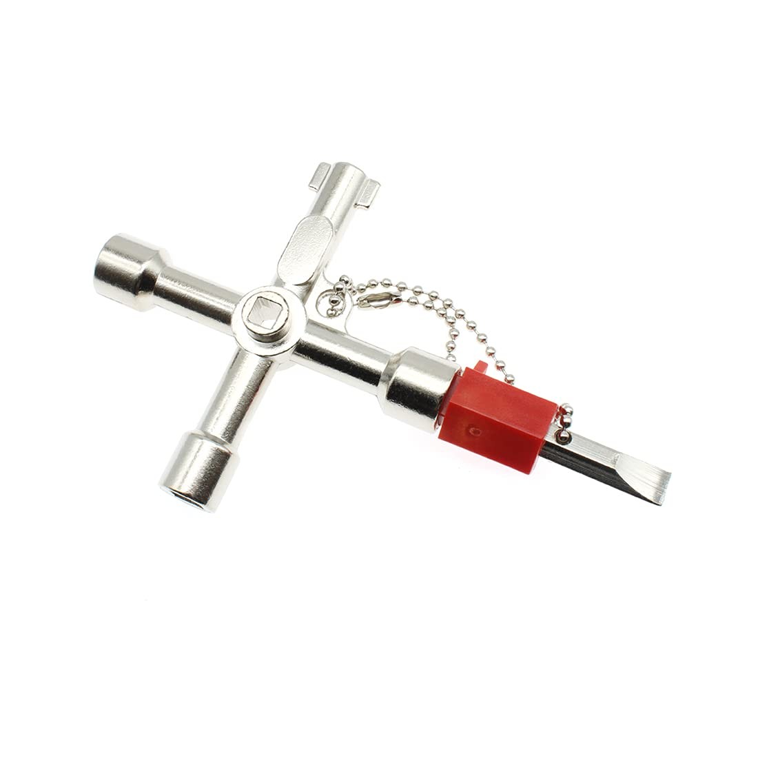 4 Way Cross Water Meter Key Zinc Alloy Multifunction Key, Universal Control C…