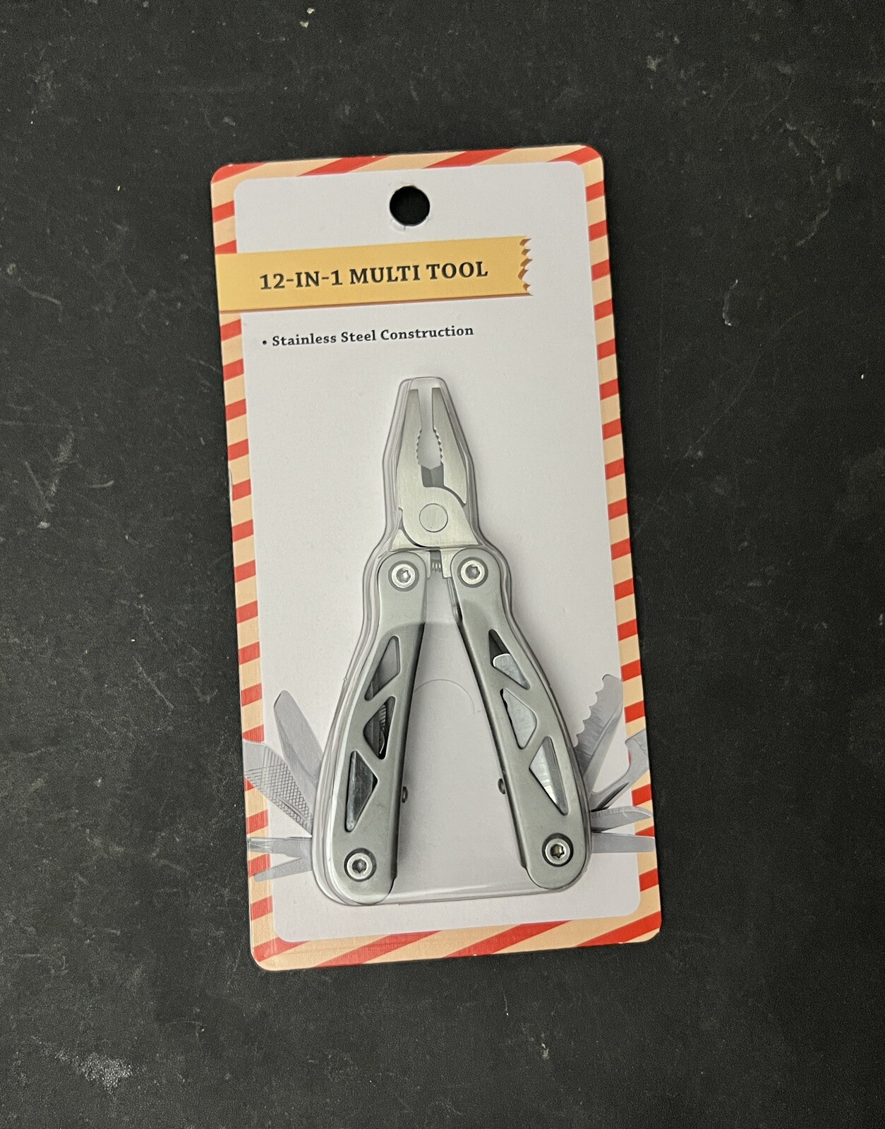 12-in-1 Multi Tool Stainless Steel Construction Pliers Knife Screwdriver