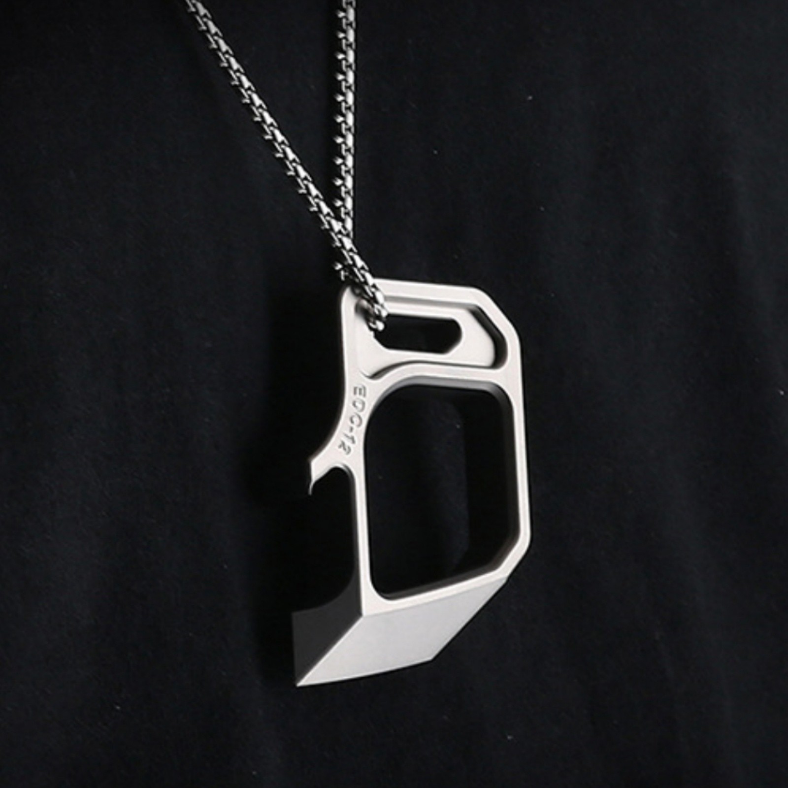 Titanium Alloy EDC Finger Tiger Multi-Tool Bottle Opener Outdoor Keychain