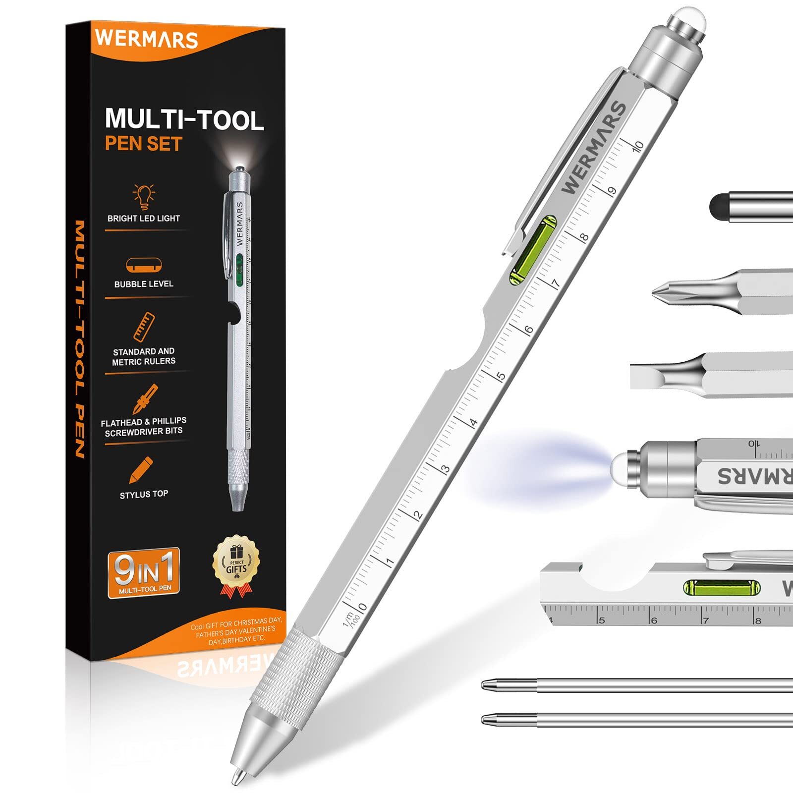 Stocking Stuffers For Adultsgifts For Men 9 In 1 Multitool Pen Christmas Gift Fo