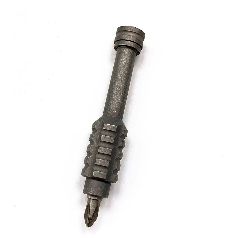 Titanium PEI EDC Screwdriver Gadget Cross Bit Riding Equipment EDC Driver Bit